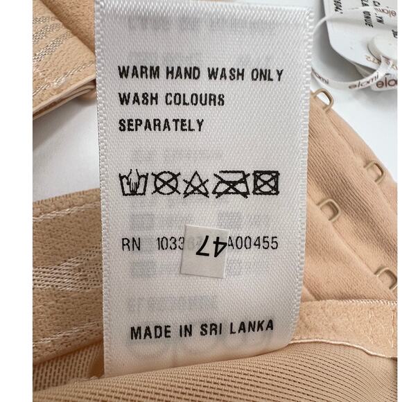 ELOMI Caitlyn 36J Full Coverage Side Support Underwire Bra Style 8030 Nude - Picture 9 of 10